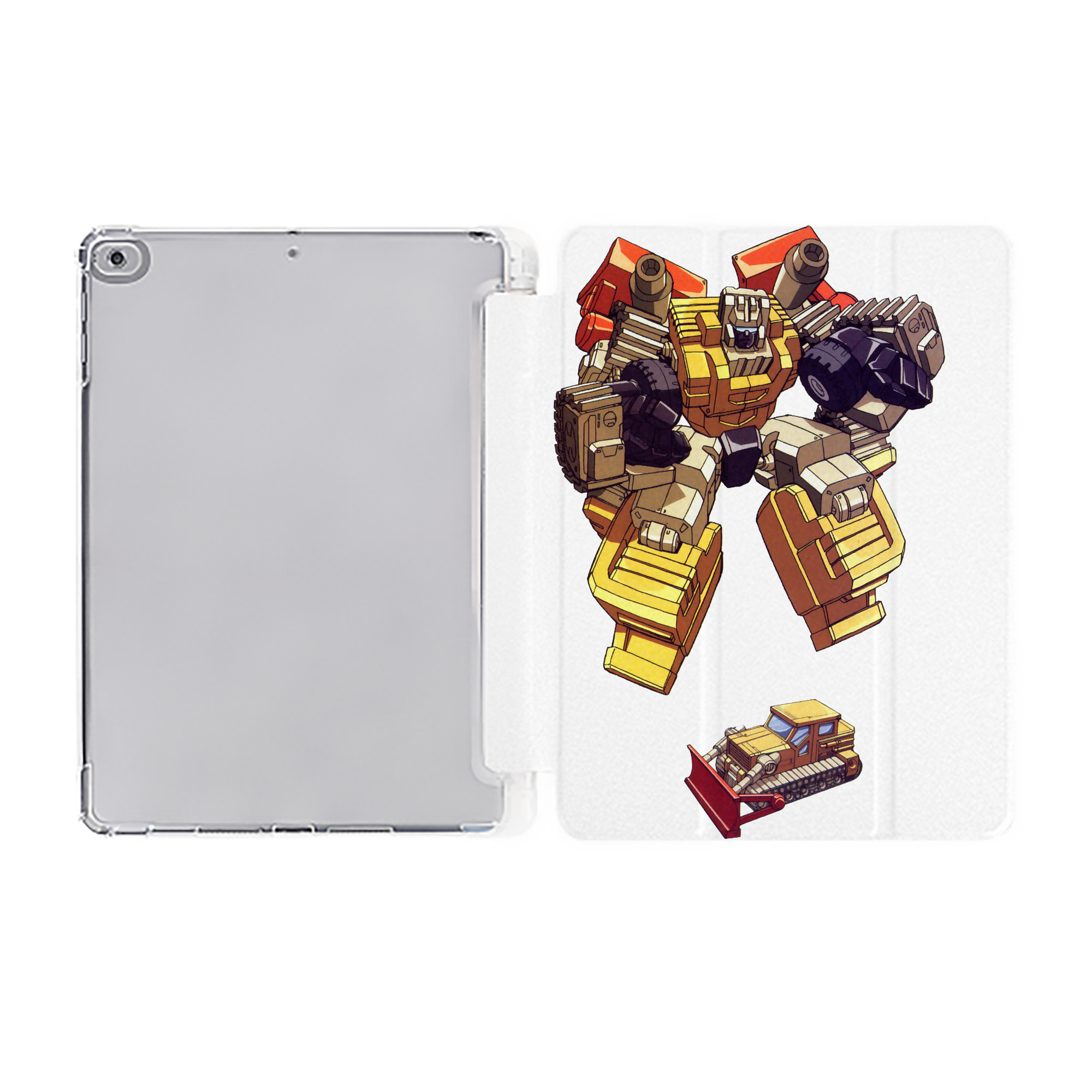 （画像用）  IPad ケース ペン収納付き 三つ折りスタンド PUレザー×シリコン 対応機種9.5/10.5/10.9インチ